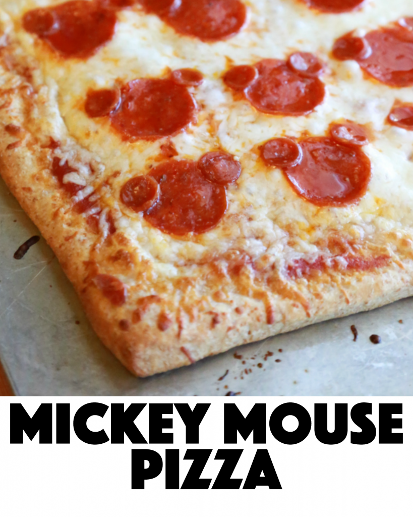 Miss the magic of your Disney vacation? Bring Mickey home with you with this fun and tasty Mickey Mouse Pizza.