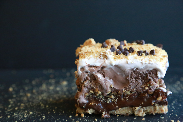 S'Mores Ice Cream Cake