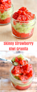 Skinny Strawberry Kiwi Granita | Simply Being Mommy