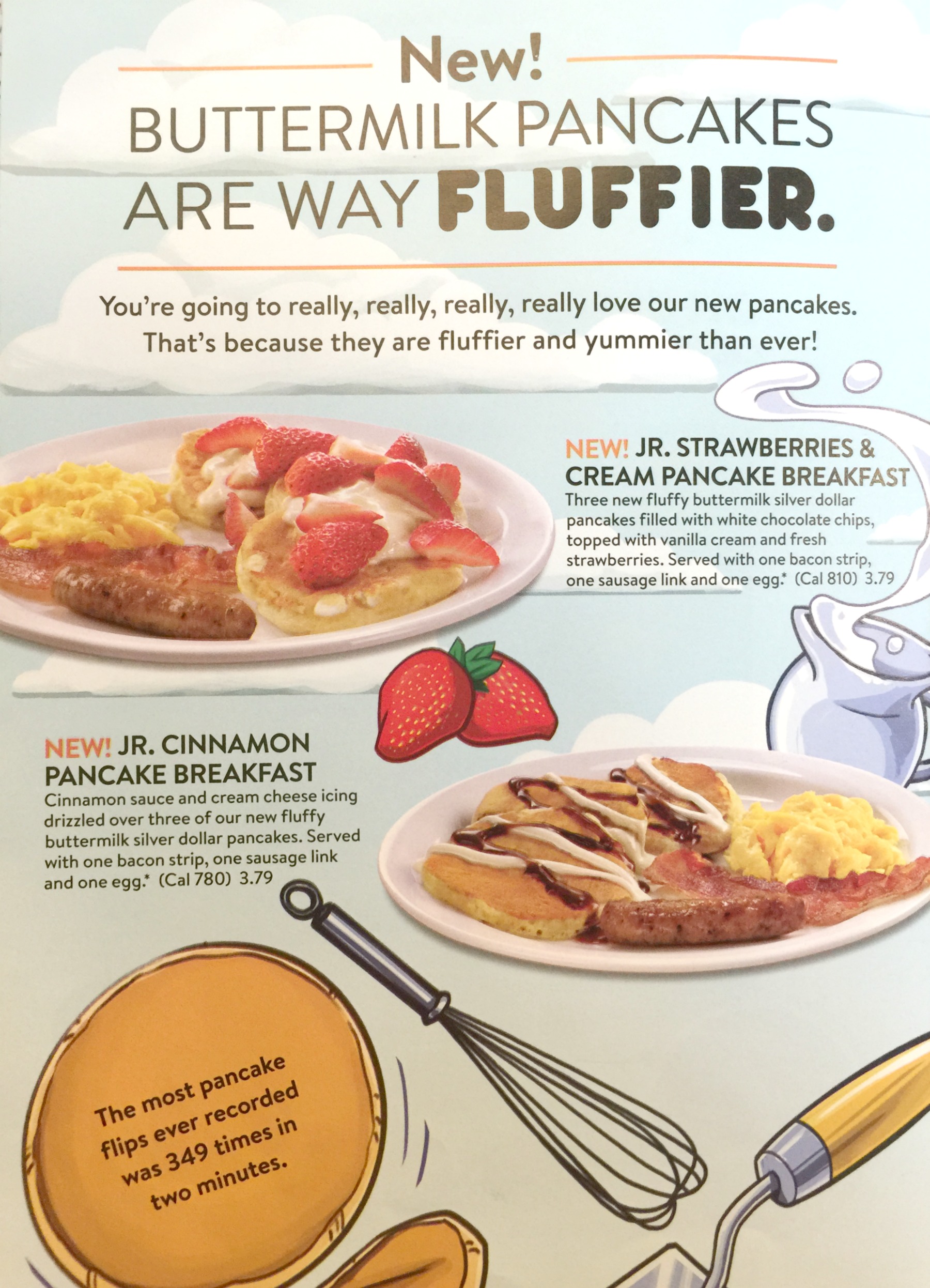 Denny's AR Food Menu