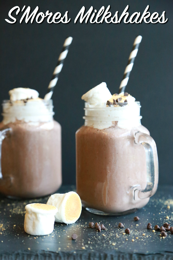 Cool down this summer with these S'Mores Milkshakes. With minimal ingredients & time you can make this tasty treat perfect for those hot, blistery days.