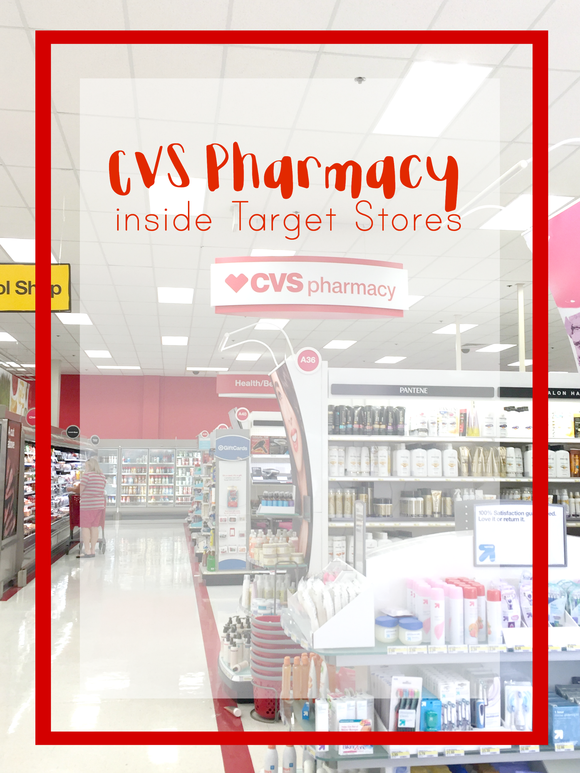 You can now find CVS Pharmacy inside Target stores nationwide. See why this a great partnership for both CVS shoppers and Target shoppers alike!