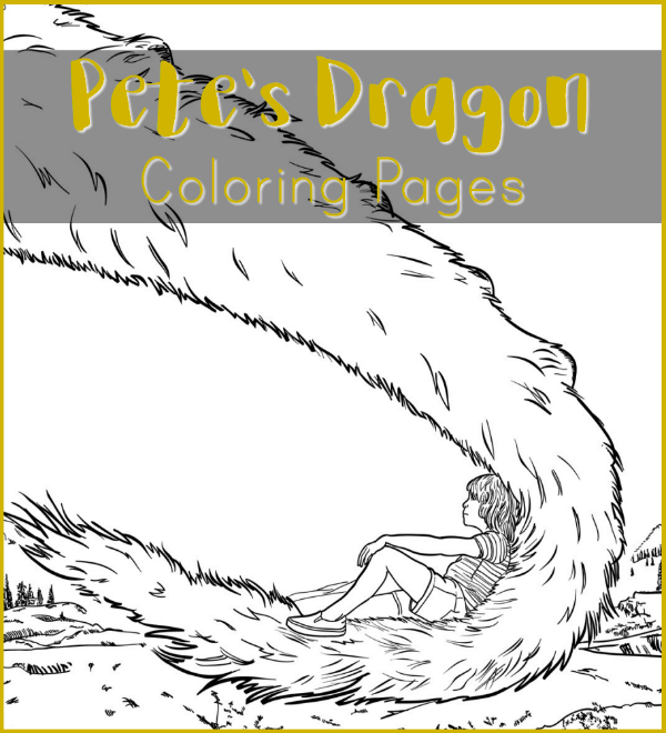 petes dragon coloring pages