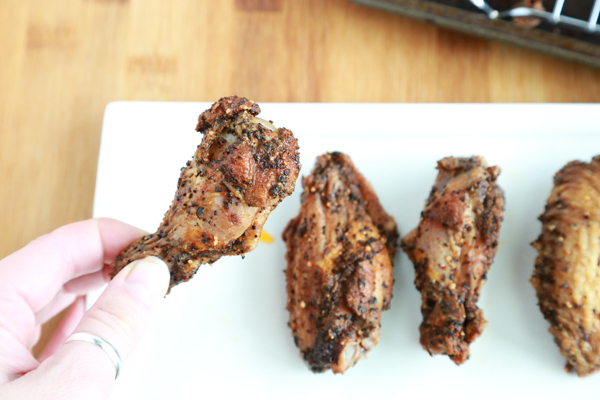 Salted Coffee Chicken Wings \ such a tasty way to add a little pep to a tailgating favorite. Click through to get the recipe.