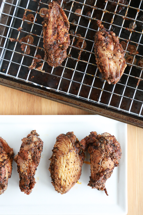 Salted Coffee Chicken Wings \ such a tasty way to add a little pep to a tailgating favorite. Click through to get the recipe.
