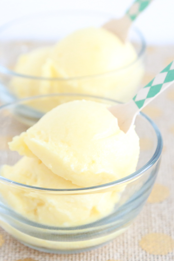 Craving a Dole Whip from Disney World? Try making your own at home. This 3-Ingredient Frozen Whipped Pineapple tastes so good and close to the original.