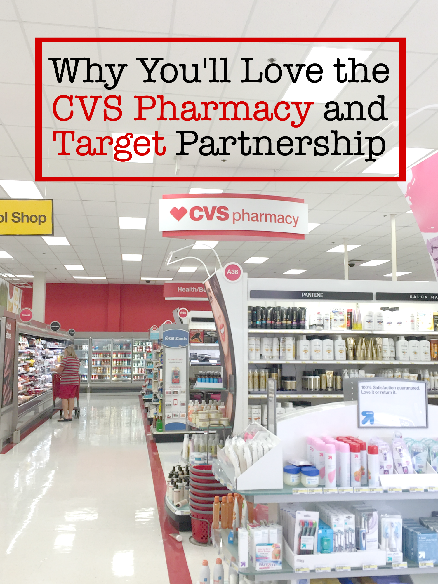 You can now find CVS Pharmacy inside Target stores nationwide. See why the CVS Pharmacy and Target partnership is good for CVS shoppers and Target shoppers alike.