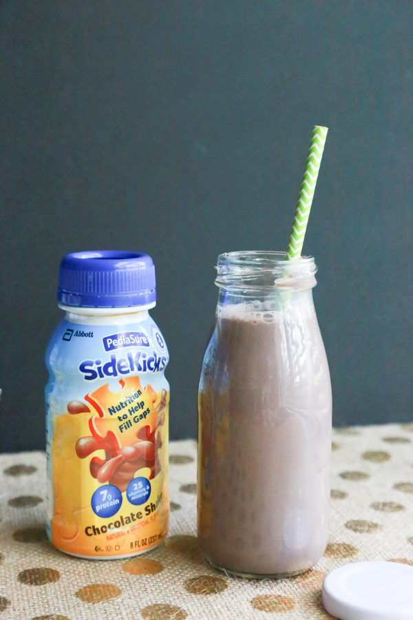 Help your picky eaters get the nutrition they need with PediaSure SideKicks Shakes. Available in three delicious flavors; Chocolate, Vanilla, and Strawberry.
