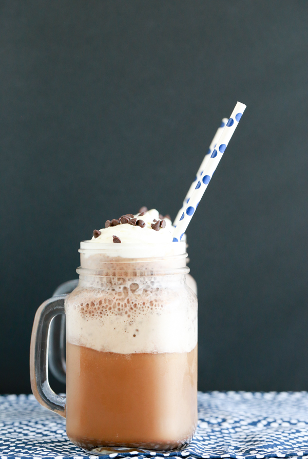 I don't care what the weather is like outside. I'm always game for this Easy Blended Iced Coffee recipe. So easy to make and so delicious.