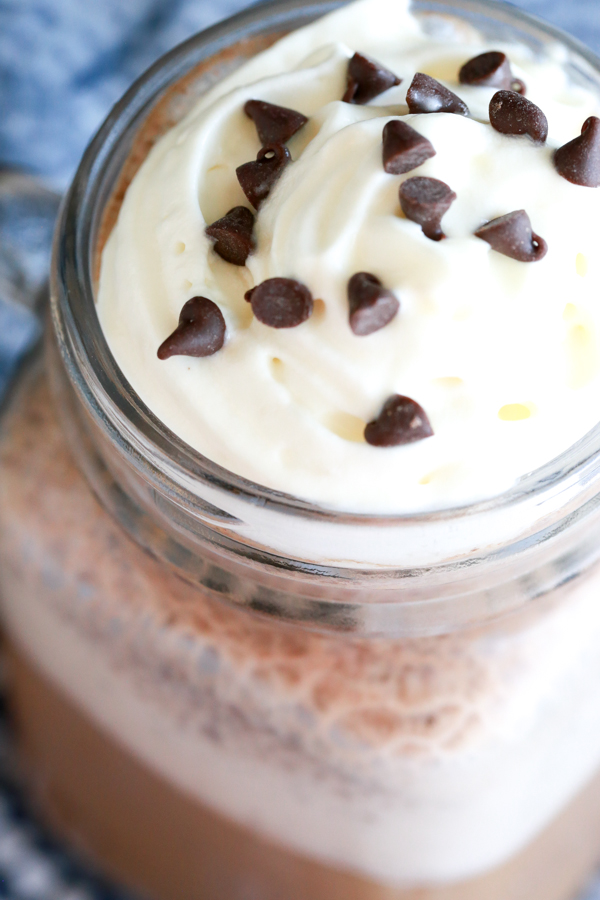 I don't care what the weather is like outside. I'm always game for this Easy Blended Iced Coffee recipe. So easy to make and so delicious.