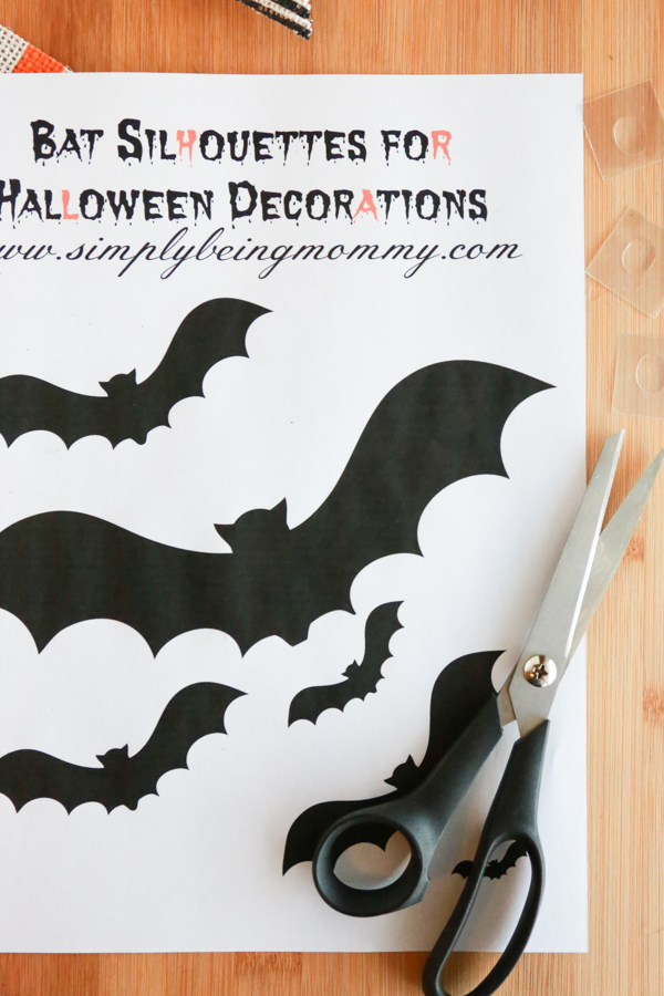 Get the right amount of spooky with this Halloween Bat Lamp Shade. Such a simple way to decorate for Halloween.