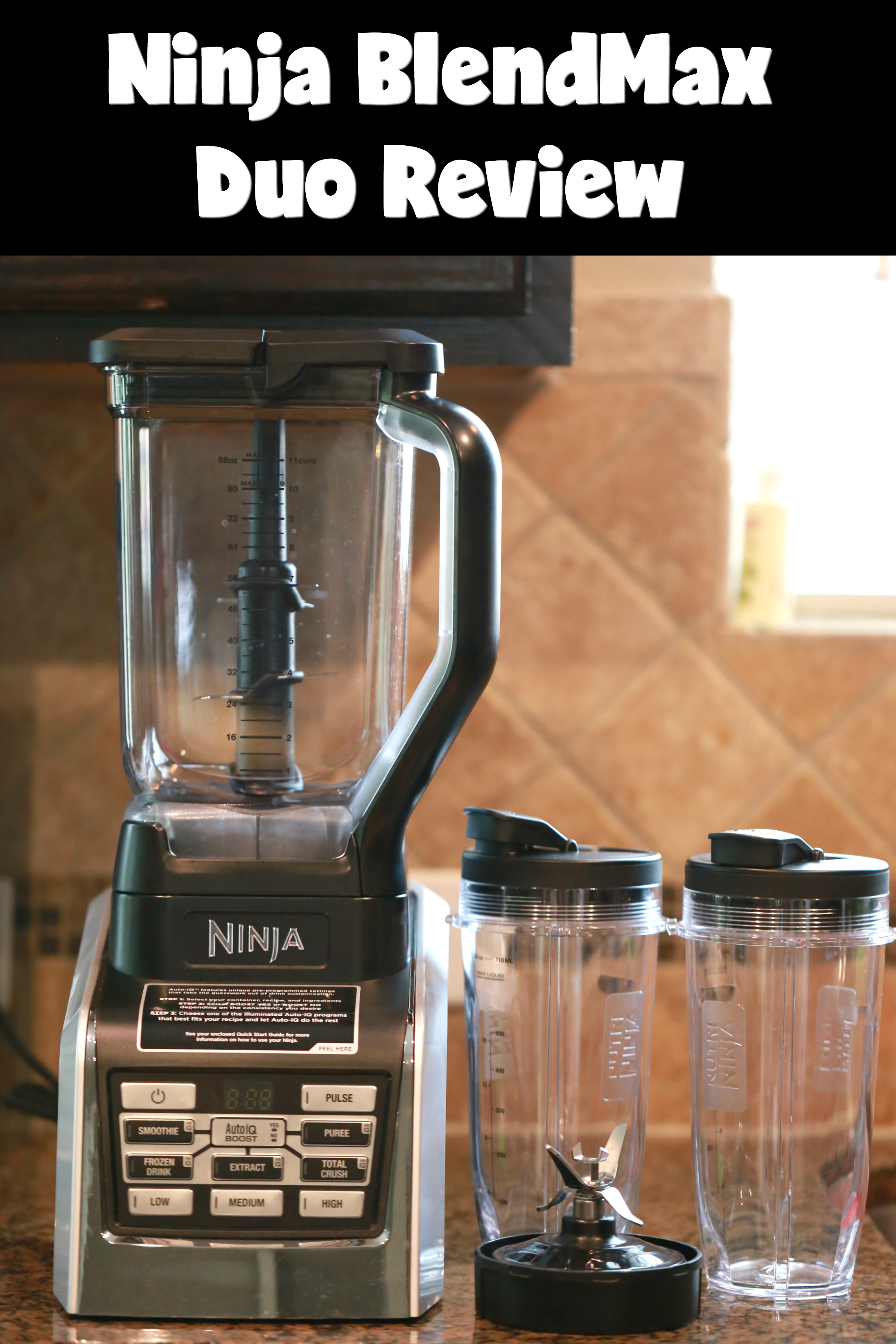 Nutri Ninja BlendMax DUO Auto-iQ Boost 88-Oz. Blender  - Best Buy