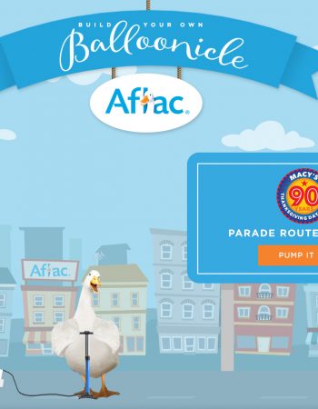 Join Aflac in the fight against childhood cancer and great your very own balloonicle in the Build Your Own Balloonicle game developed by Aflac.