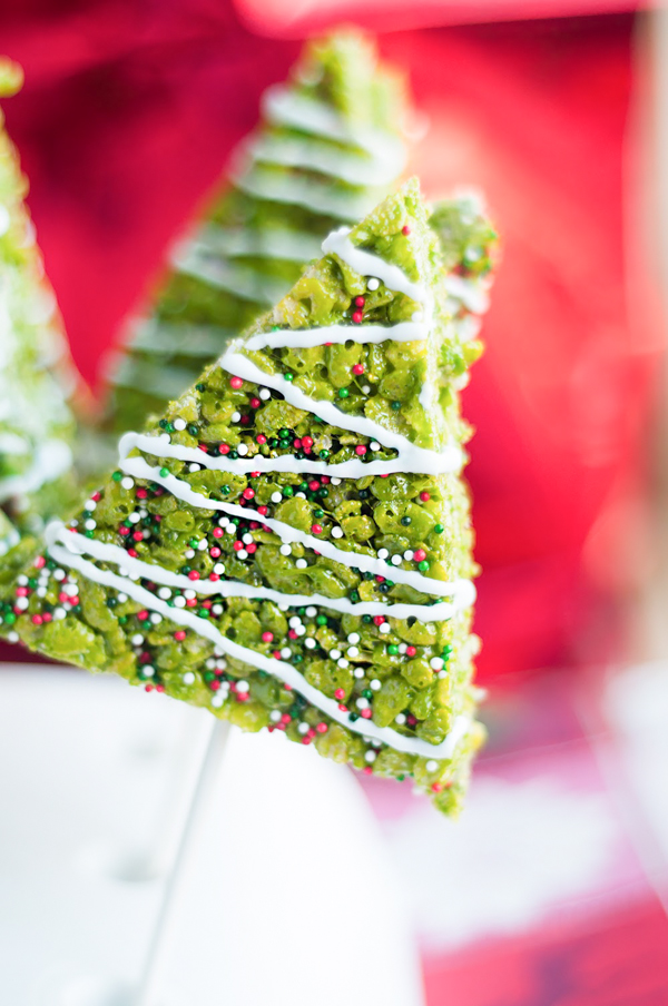 christmas rice krispies treats