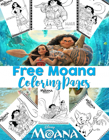 Introduce your children to the characters of Moana before the film even hits theaters with these free Moana coloring pages.