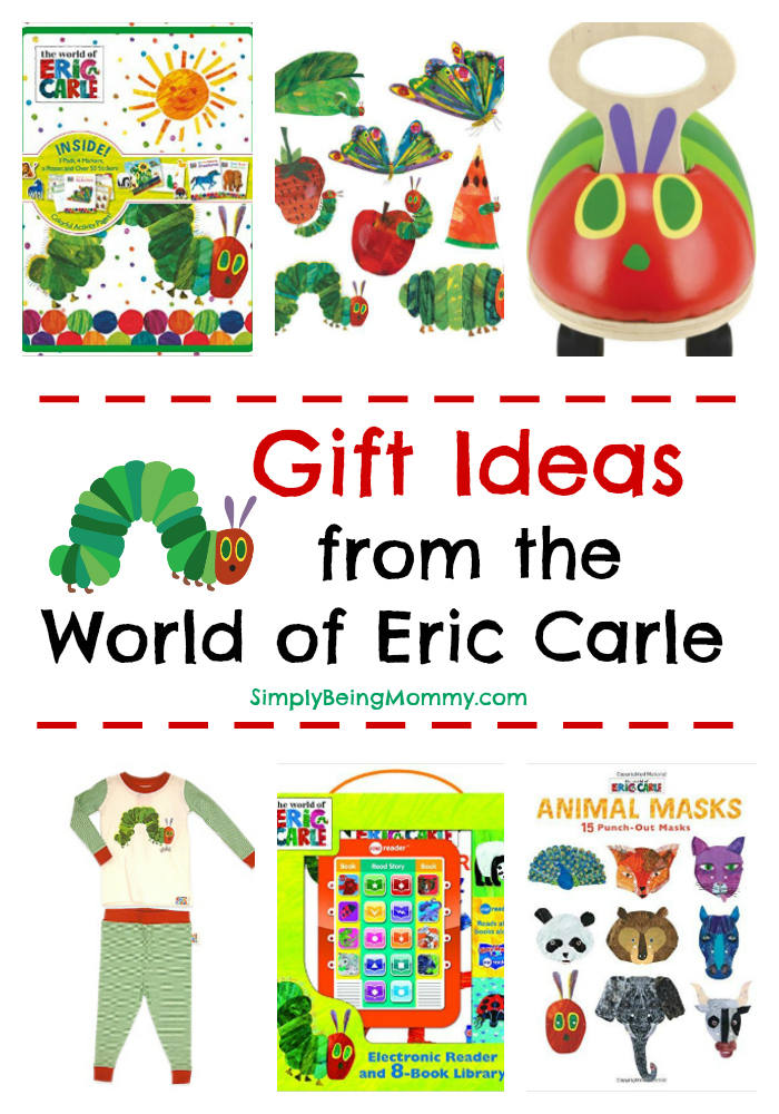Does your child love the fun illustrations by Eric Carle? Look at all these gift ideas from the world of Eric Carle.