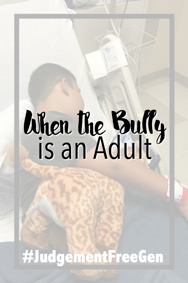 When a child bullies your child, you go to the parents. What happens when the bully is an adult?