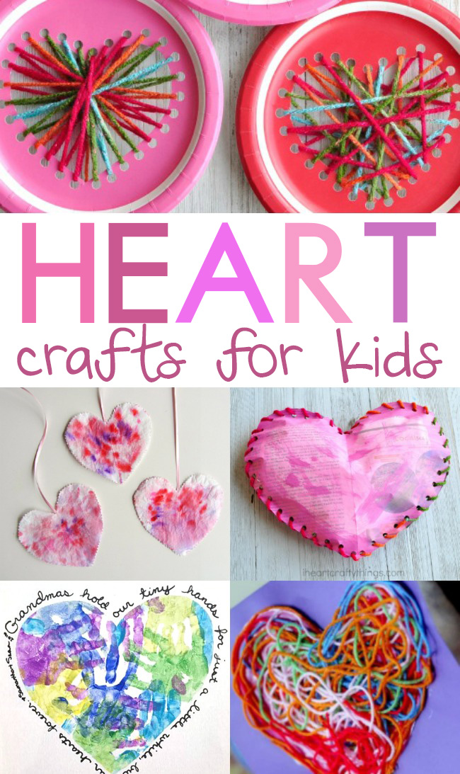 Heart crafts hot sale for toddlers