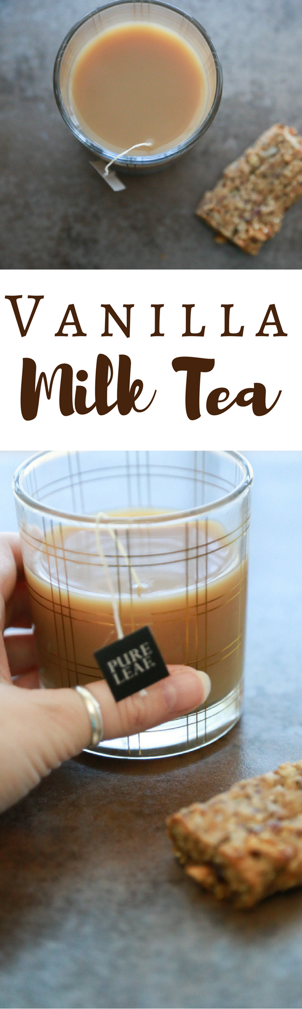 Not your traditional tea, but from what I've learned, the British enjoy much different than we do. See how to make a delicious cup of Vanilla Milk Tea.