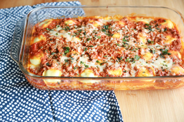 Easy baked ravioli recipe