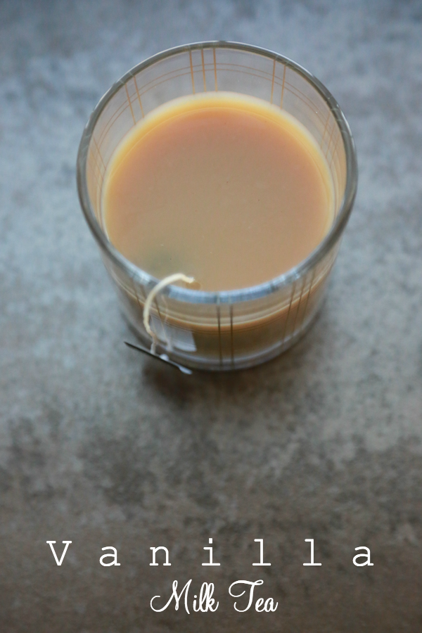 Not your traditional tea, but from what I've learned, the British enjoy much different than we do. See how to make a delicious cup of Vanilla Milk Tea.