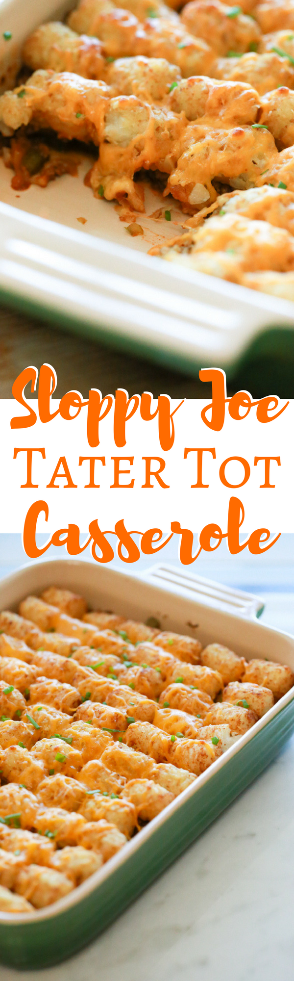 This Sloppy Joe Tater Tot Casserole recipe is the perfect solution for those busy nights you don't have a lot of time to cook.