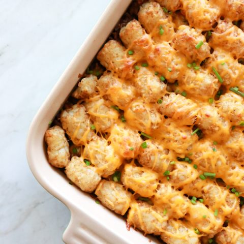 This Sloppy Joe Tater Tot Casserole recipe is the perfect solution for those busy nights you don't have a lot of time to cook.