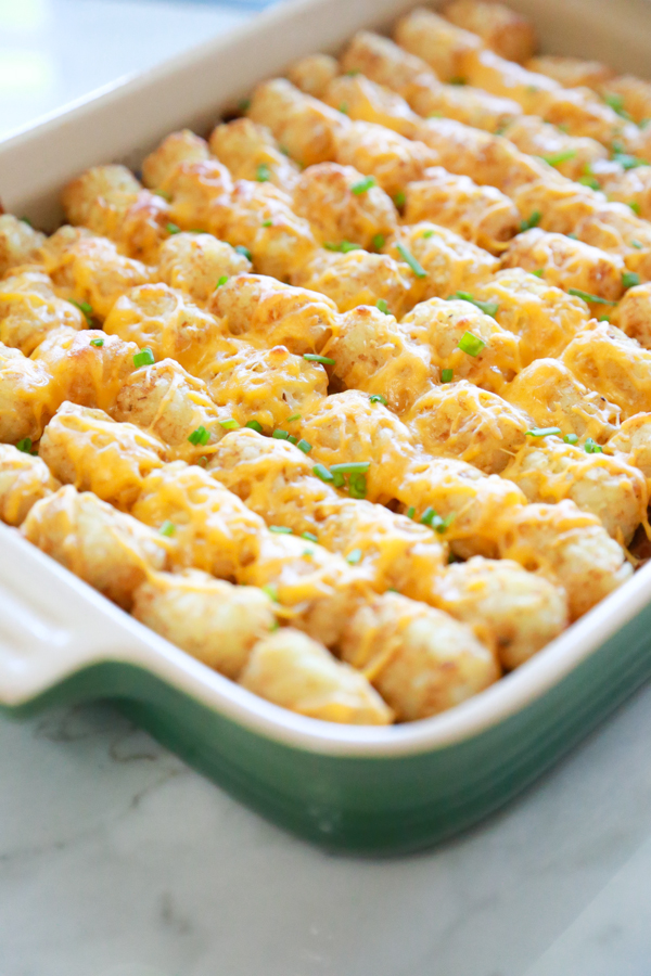 This Sloppy Joe Tater Tot Casserole recipe is the perfect solution for those busy nights you don't have a lot of time to cook.