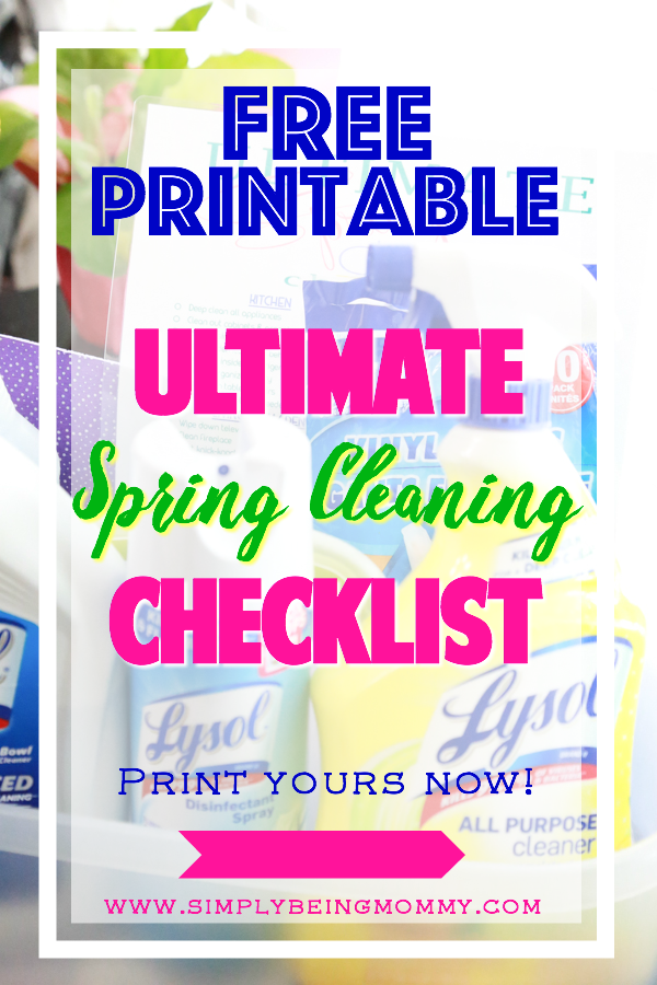 It's time to get your home in tip top shape with the Ultimate Spring Cleaning Checklist. This checklist will ensure that your entire home is spic and span for the coming year.