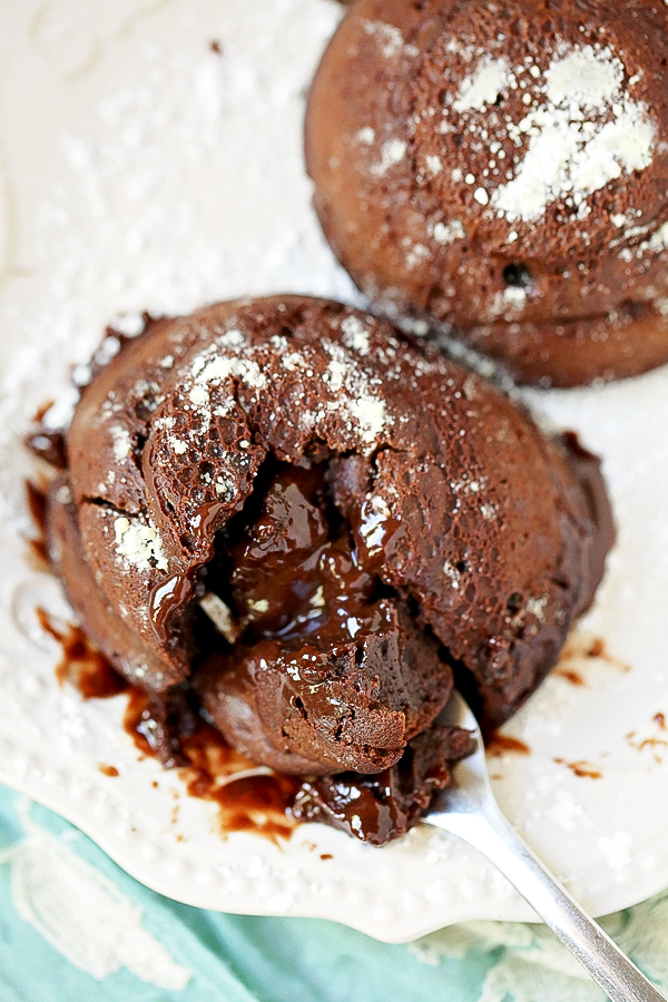 Is it a souffle or is it a cake? It's even better. It's Easy Chocolate Lava Cakes.