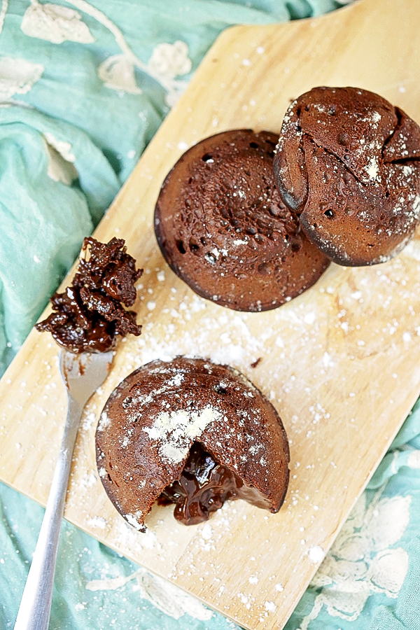 Is it a souffle or is it a cake? It's even better. It's Easy Chocolate Lava Cakes.