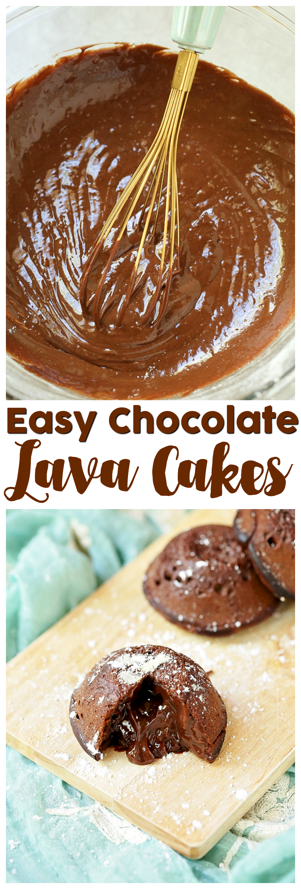 Easy Chocolate Lava Cakes  Simply Being Mommy