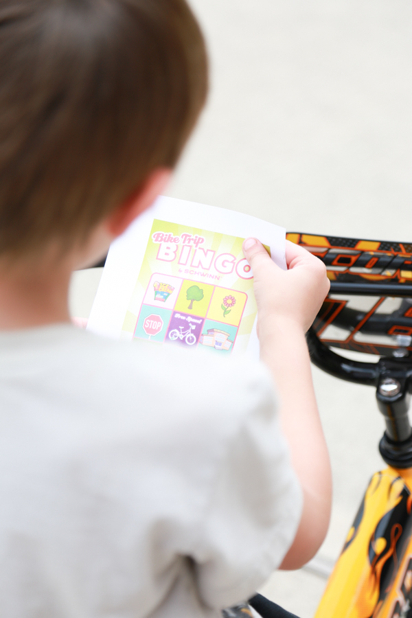 Teach your children how to play bike trip bingo and enjoy hours of outdoor play.