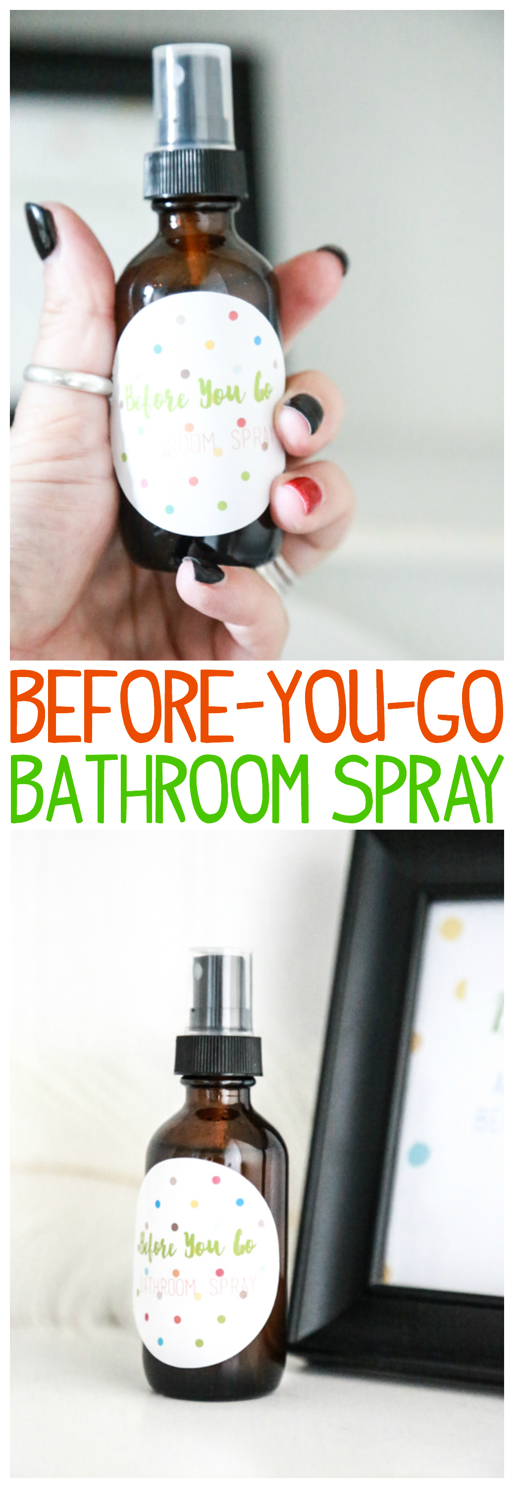 Before You Go Bathroom Spray Simply Being Mommy