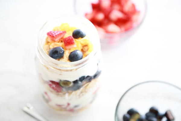 A parfait bar is a perfect breakfast option for picky kids. Have them make their own Berry Breakfast Parfait just the way THEY like it.