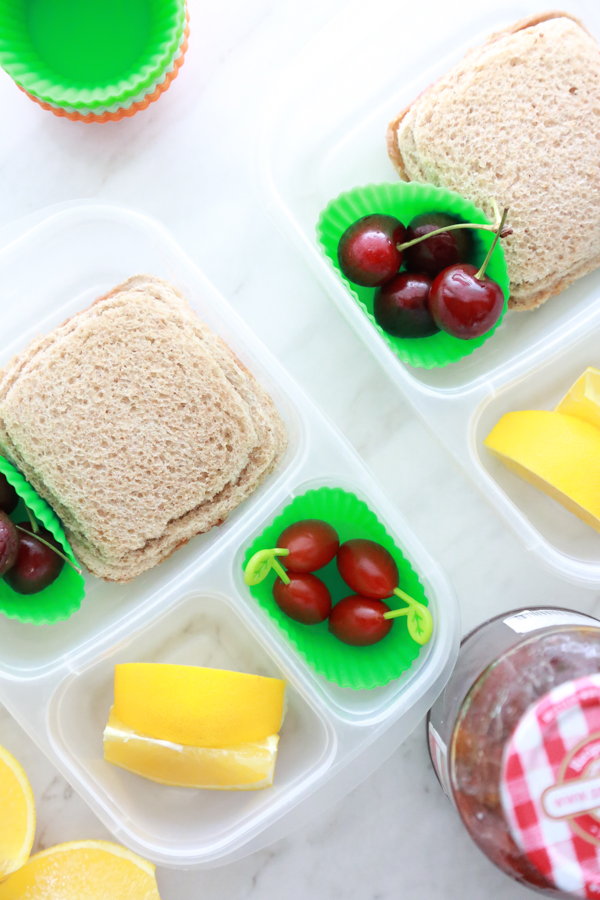 Help them power through their day with a super Easy PB&J Pocket Sandwich on wheat bread.