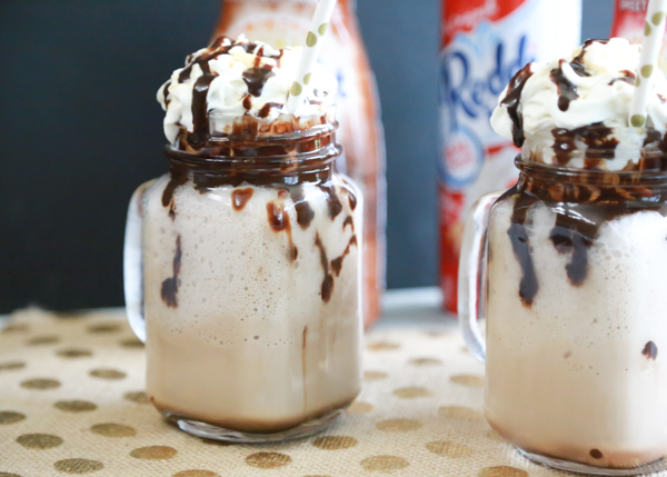 Skip the expensive coffeehouse favorites when you can make your own at home. This chocolate Caramel Frappe recipe makes a delicious, cold drink perfect for a hot summer day.