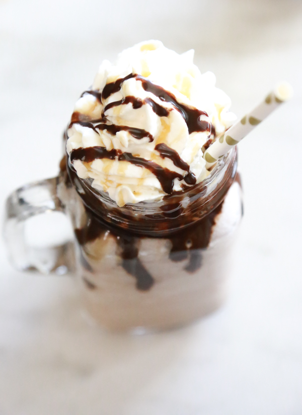 Skip the expensive coffeehouse favorites when you can make your own at home. This chocolate Caramel Frappe recipe makes a delicious, cold drink perfect for a hot summer day.