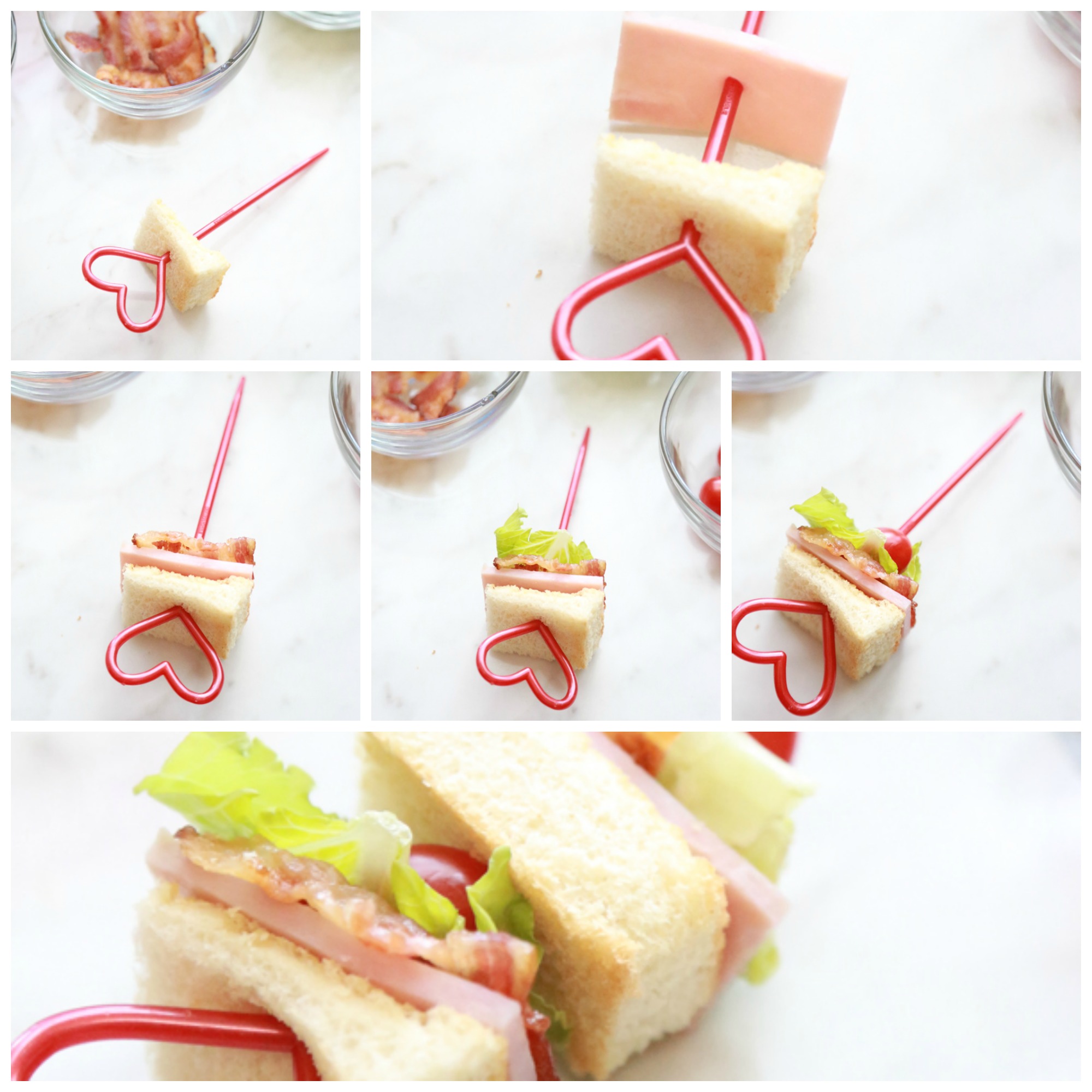 School lunches don't have to be boring. Include these Ham BLT Kabobs in your child's lunchbox!