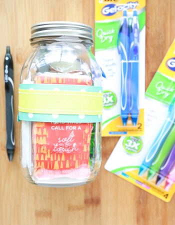 As your child is heading back to school, prepare a Back to School Teacher Survival Kit for their teacher! I'm sure they'll appreciate it.