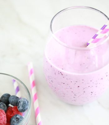 Start your day off right with a delicious and easy Berry Medley Yogurt Smoothie.