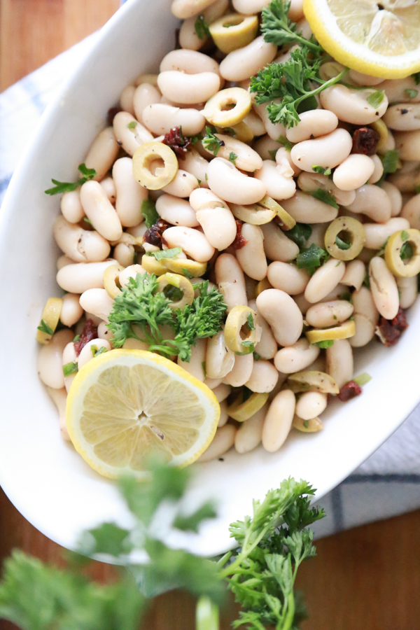 Fire up the grill and make these delicious Grilled Pork Chops with Tuscan Bean Salad.