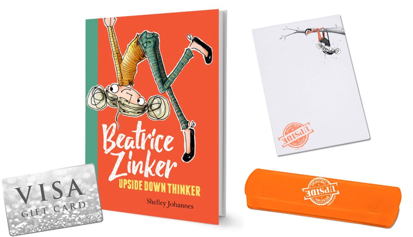 If you have a young adult reader in the house then you need to enter to win the Beatrice Zinker, Upside Down Thinker Giveaway.