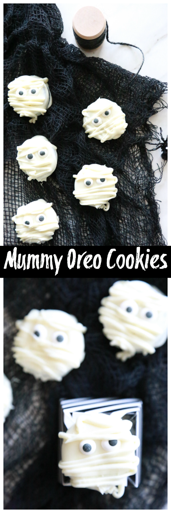 If you love Oreos, you’ll love these deliciously spooky Mummy Oreo Cookies that are absolutely perfect for Halloween!