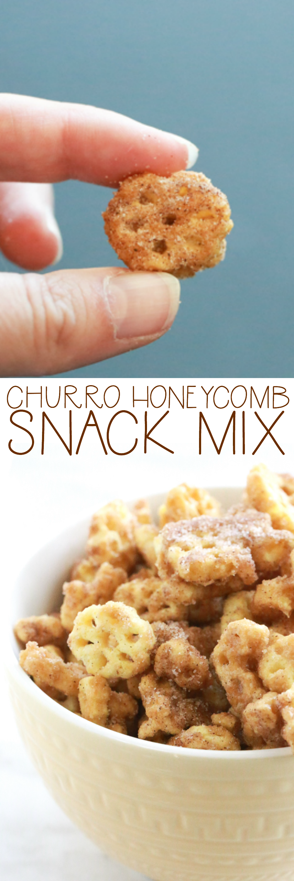 churro honeycomb snack mix