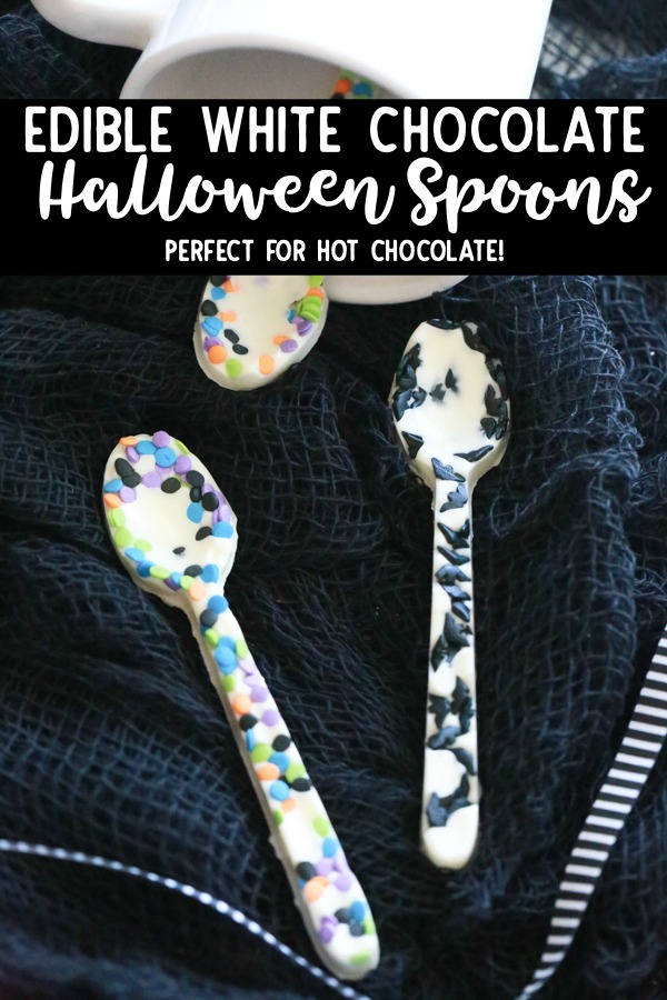 edible what chocolate halloween spoons