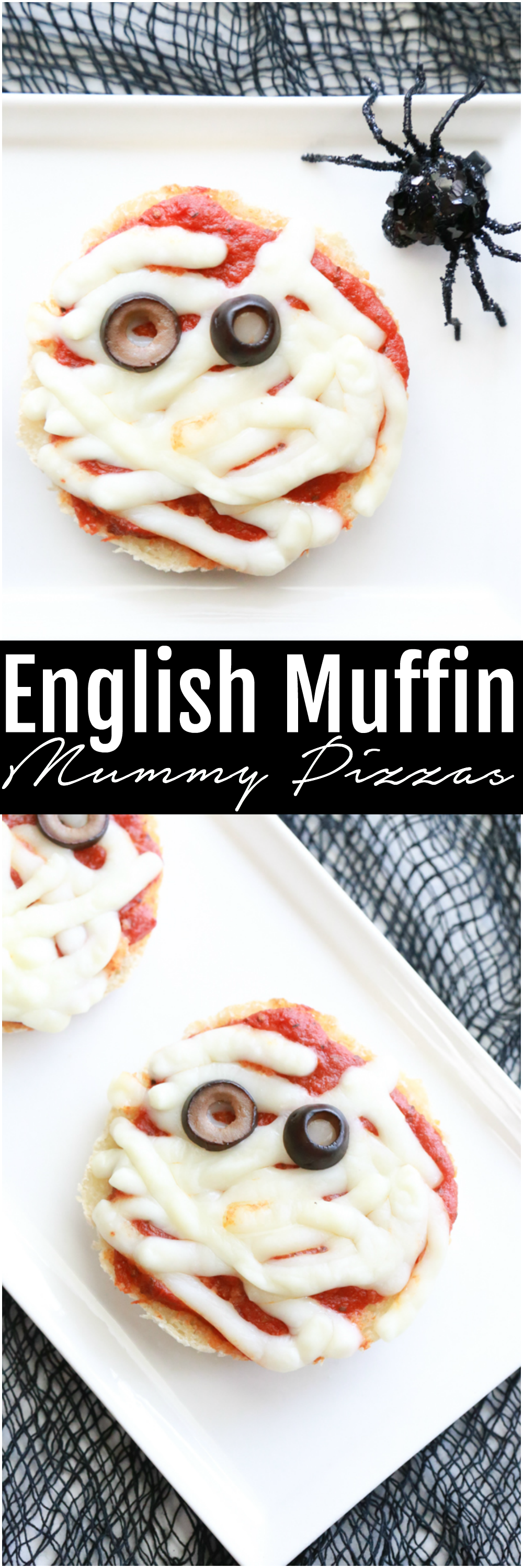 English Muffin Mummy Pizzas