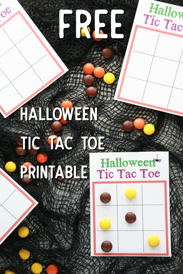 Halloween Tic Tac Toe Printable Simply Being Mommy