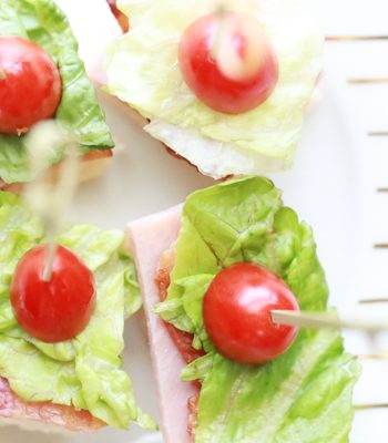 Whether your celebrating your favorite team or your favorite person, these Ham BLT Bites are perfect for any occasion.