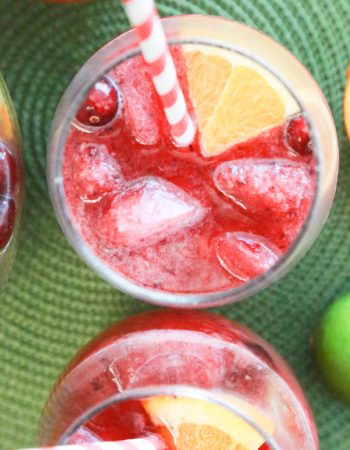 This Sparkling Cranberry Punch is a drink the entire crowd can enjoy for the holidays.